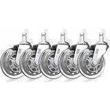 Don One Gamer stole Don One GCW750 3 Inch Gaming Chair Casters (5 Styk) - Chrome