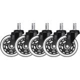 Don One Gamer stole Don One GCW750 3 Inch Gaming Stol Casters (5 Styk) - Sort