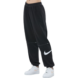48 - Dame - Oversized Bukser & Shorts Nike Women Sportswear Swoosh High-Rise Joggers - Black/Black/Black/White