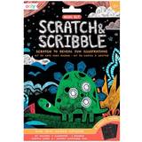 Kreakasser OOLY Scratch & Scribble, mini Dinoer