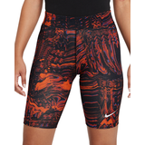 32 - Dame - Multifarvet Bukser & Shorts Nike Women's Sportswear Leg-A-See Bike Shorts - Black/Orange