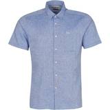 Barbour Skjorter Barbour Nelson Short Sleeve Summer Shirt - Blue