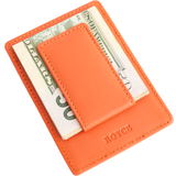 Skind Seddelklemmer Royce Magnetic Money Clip Wallet - Orange