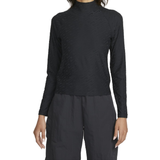 Dame - Høj krave - XXL T-shirts Nike Sportswear Icon Clash Mock Long-Sleeve Top Women - Black