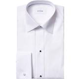 Eton skjorter herretøj Eton Piqué Tuxedo Shirt - White