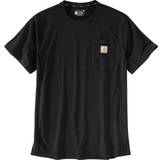 Carhartt Overdele Carhartt Force Relaxed Fit Midweight Short Sleeve Pocket T-shirt - Black