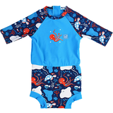 Lycra UV-tøj Splash About Happy Nappy Sunsuit - Under The Sea