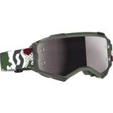 Antidugsystem Skibriller Scott Fury Goggle Sr - Dark Green/White/Silver Chrome Works