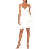 Lynlås - Slå om Kjoler Bubbleroom Bellinie Dress - White