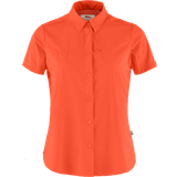 Dame - Rød - XXS Skjorter Fjällräven High Coast Lite Shirt SS W - Rowan Red