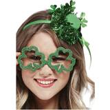 Sydeuropa Tilbehør Kostumer Smiffys Briller St. Patrick's Day Grøn/Glitter One size