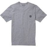 Burton Herre Overdele Burton Colfax Organic Short Sleeve T-shirt - Grey Heather