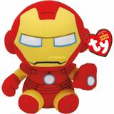Iron Man - Tyggelegetøj Tøjdyr TY Marvel Avengers Iron Man 15cm
