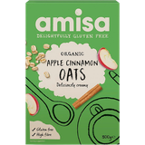 Amisa Korn, Müsli & Grød Amisa Organic Gluten Free Pure Porridge Oats Apple & Cinnamon 300g