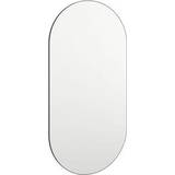 Hvid - Oval Spejle vidaXL 326083 Vægspejl 40x80cm