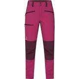Genanvendt materiale - Pink Bukser & Shorts Haglöfs Mid Standard Pant Women - Deep Pink/Aubergine