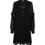 Plisseret Kjoler Part Two Mila Dress - Black