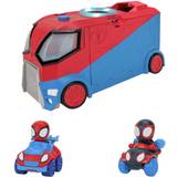 Plastlegetøj - Superhelt Legesæt Jazwares Marvel Spidey & his Amazing Friends Web Transporter Feature Vehicle