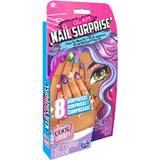 Overraskelseslegetøj Sminkelegetøj Spin Master Go Glam Nail Surprise Manicure Set with Surprise Feature Press On Nails & Polish Set