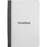 Pocketbook touch lux 4 Pocketbook HPUC-632-WG-F, Omslag, Svart, Vit, 15,2 cm (6) Mikrofiber, PU skinn, Plast, HD 3, Touch 4, Basic Lux 2