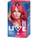 Rosa Permanente hårfarver Schwarzkopf Live Colour + Lift L77 Pink Passion