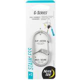 Nite Ize NIT-GS3-11-R6 G-Series Dual Chamber Carabiner 3, Stainless Steel