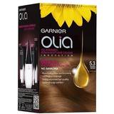 Blødgørende Hårfarver & Farvebehandlinger Garnier Olia Permanent Hair Dye #5.3 Golden Brown