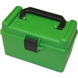 MTM Jagttilbehør MTM Case-Gard Rifle Ammo Boxes Ammo Boxes Rifle Green 6.5x284mm Winchester 50