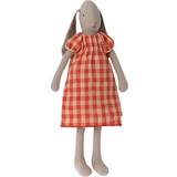 Maileg Bunny in Plaid Dress Size 3