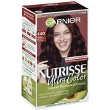Volumen Permanente hårfarver Garnier Nutrisse Ultra Color #2.6 Deep Cherry Black 140ml