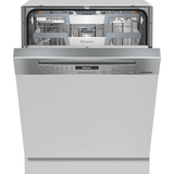 Halvt integrerede Opvaskemaskiner Miele G 7200 SCi Hvid