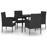 Kvadratiske - Polyrattan Havemøbelsæt vidaXL 3099620 Patio Dining Set, 1 Table incl. 4 Chairs