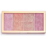 Glitter Blush Revolution Beauty Vintage Lace Blush Palette Pink & Peach