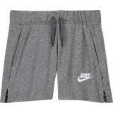 Nike Kid's Sportswear Club French Terry Shorts - Carbon Heather/White (DA1405-091)