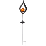 Orange - Solceller Lamper Star Trading Melilla Bedlampe 70cm