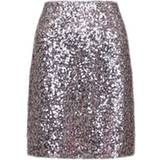 Dame - Korte nederdele - Paillet Neo Noir Lunna Sequins Skirt - Pink