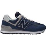 Blå - Læder Sneakers New Balance 574 Core W - Navy with White