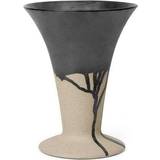 Beige Vaser Ferm Living Flores Vase 23cm