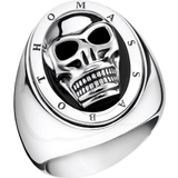 Thomas Sabo Skull Ring - Silver/Black/Onyx