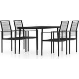 vidaXL 3099205 Patio Dining Set, 1 Table incl. 4 Chairs