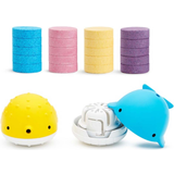 Munchkin Plastlegetøj Munchkin Color Buddies 20 Moisturizing Bath Bombs & 2 Toy Dispenser Set