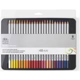 Gul Farveblyanter Winsor & Newton "Precision pencil coloured 48pcs in tin box"