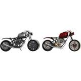 Dkd Home Decor Namizna ura Motorcykel Jern (2 pcs) (44 x 13.5 x 23 cm) Bordur