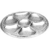 Festartikler Plates Catering Plate 7 Compartments Silver 70-pack