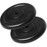 Gorilla Sports Weight Plates Rubber Cast Iron 2x15kg