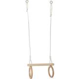 Metal Udendørs legetøj Small Foot Trapeze with Wooden Gymnastic Rings