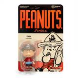 Actionfigurer Super7 Peanuts Reaction Action Figure Pirate Linus 10 Cm