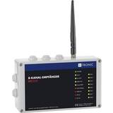 H-Tronic Stikkontakter & Afbrydere H-Tronic HT200E modtager 8-kanals Frekvens 868.35 MHz, 869.05 MHz, 869.55 MHz 12 V Rækkevidde (max. i frit terræn) 200 m