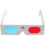 Pap 3D-Briller Rød/Cyan (blå) 10 stk