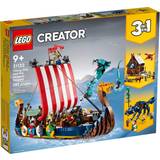 Lego Super Heroes Lego Creator 3 in 1 Viking Ship & the Midgard Serpent 31132